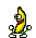 Tanssiva banaani
